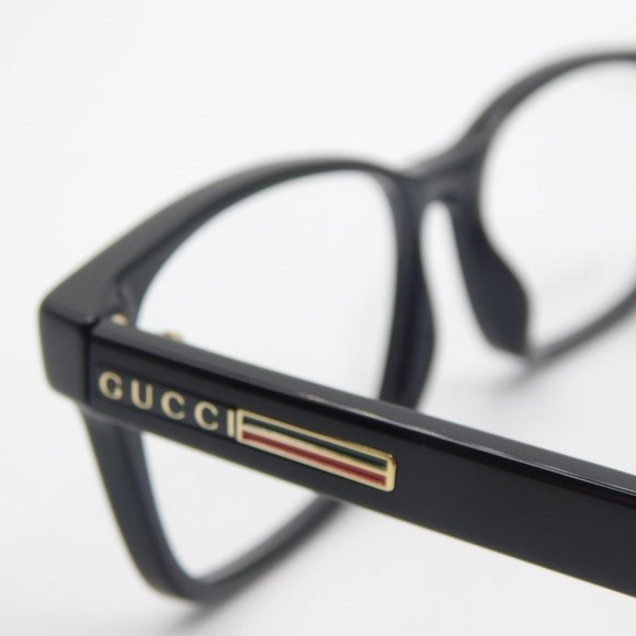 Gucci Dark Gray Rectangular Glasses - Picture 5 of 10